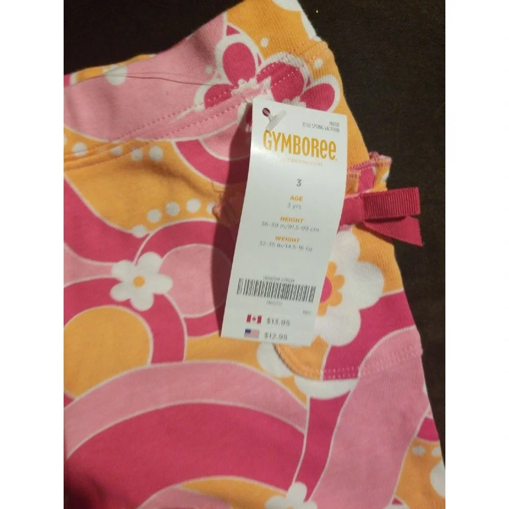 Gymboree rainbow cabana 3‎ shorts nwt